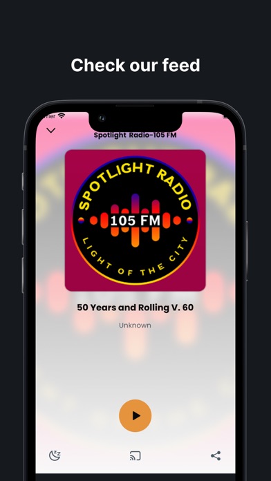 Spotlight  Radio-105 FM Screenshot