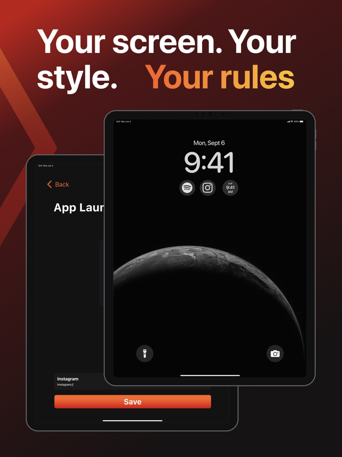 App Launcher for Lock Screen