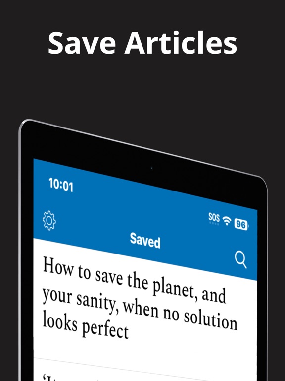 The Reporter for Mobile iPad screenshot 4 - News app