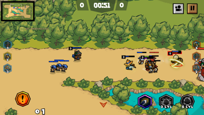 Rushlands – epic MOBA war Screenshot