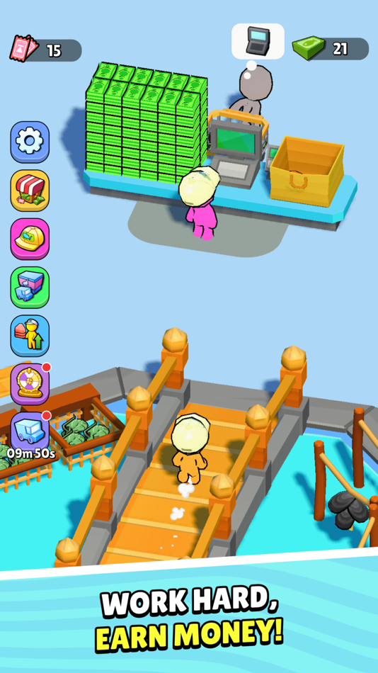 #4. My Fish Mart: Idle Tycoon Game (iOS) 由: Many People, Inc.