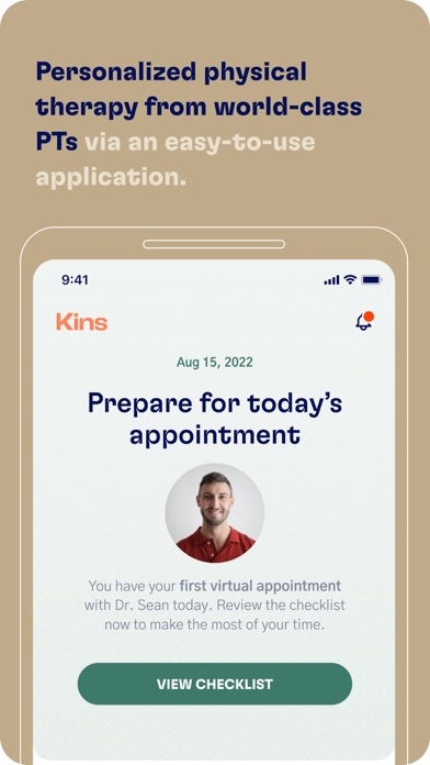 Kins Physical Therapy Screenshot