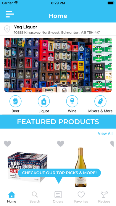 Yeg Liquor Screenshot 1 - AppWisp.com Yeg Liquor Screenshot 1 - AppWisp.com