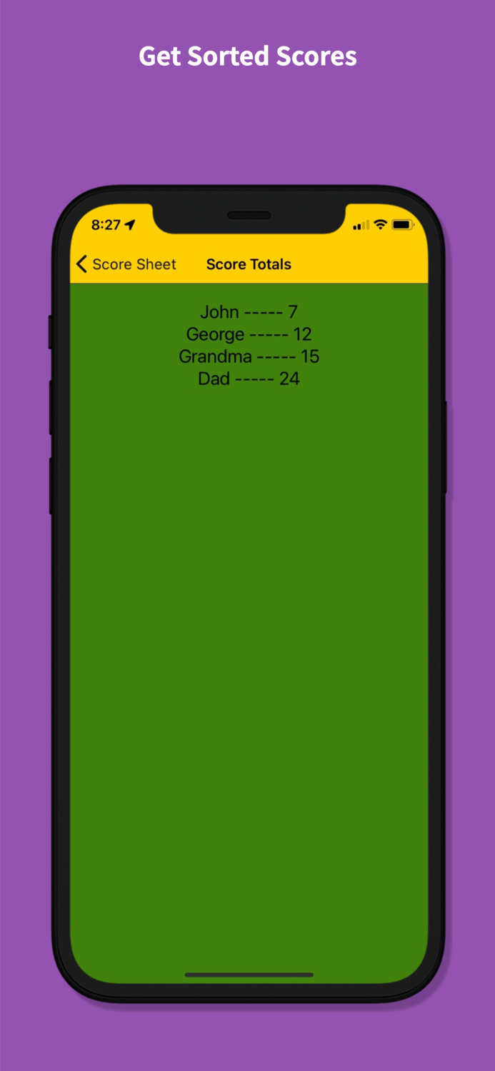 PlayNine Scorekeeping App