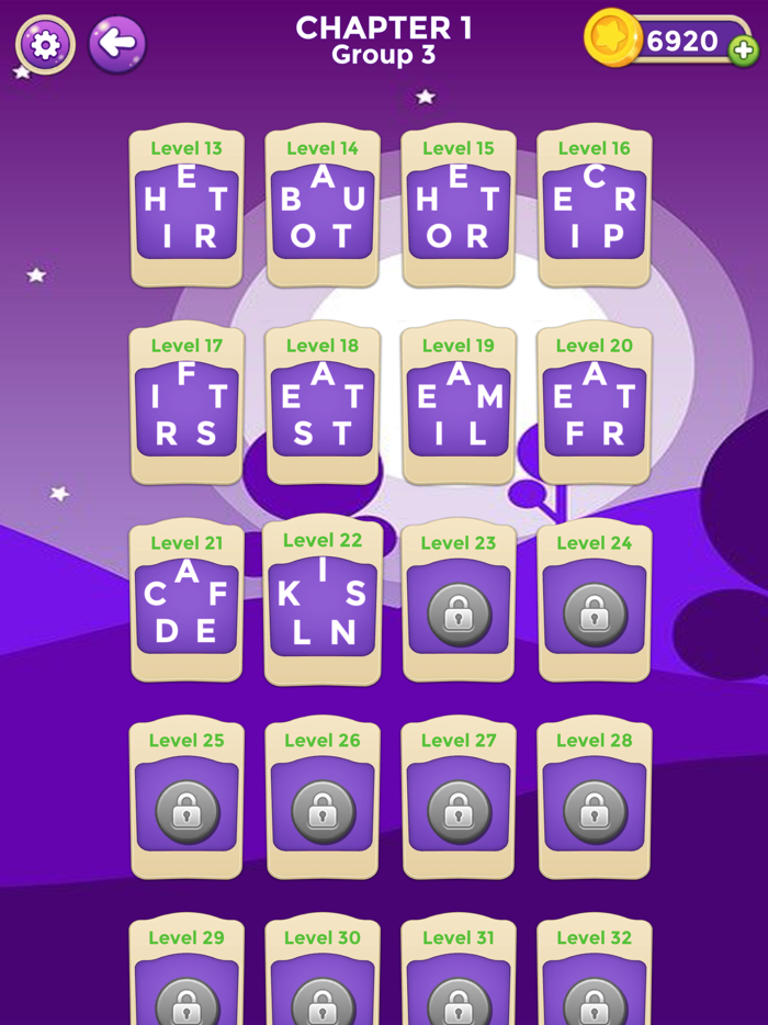 Word Cross-Word Search