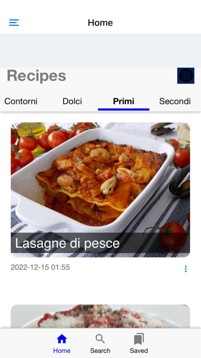 Ricette di cucina App