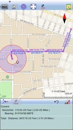Deed Calls - Area - Perimeter screenshot 3