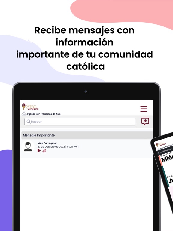 Vida Parroquial iPad screenshot 2 - Book app