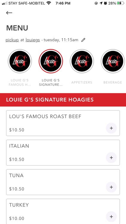 Louie G’s Roast Beef