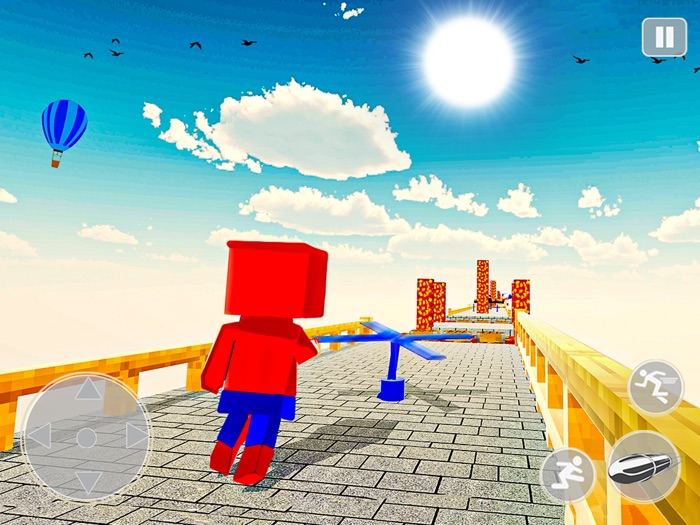 Hero Craft Run Floor is Lava