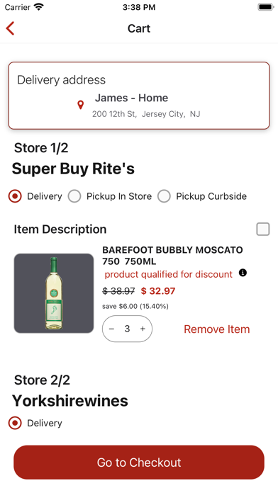 1800Spirits - Alcohol Ordering Screenshot