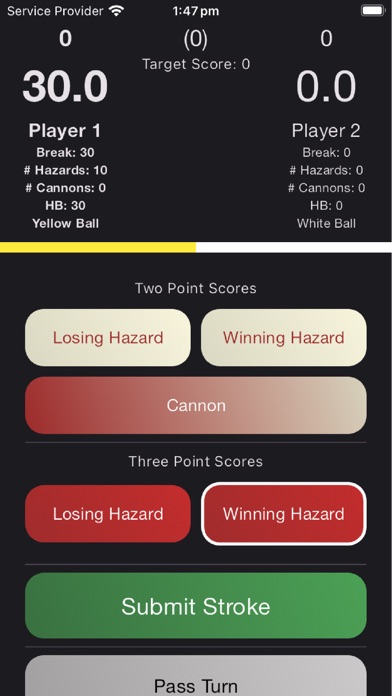 Smart Billiards Scorekeeper Screenshot