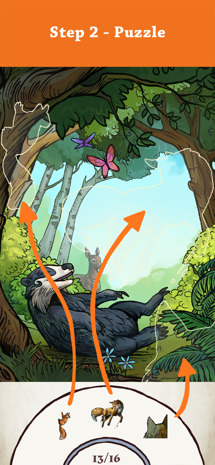 Ink Tail Color Story Puzzle