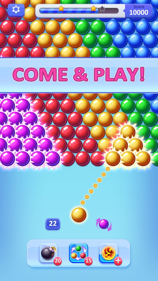 #5. Shoot Bubbles - Bubble Pop (iOS) 由: IVYMOBILE INTERNATIONAL ENTERPRISE LIMITED
