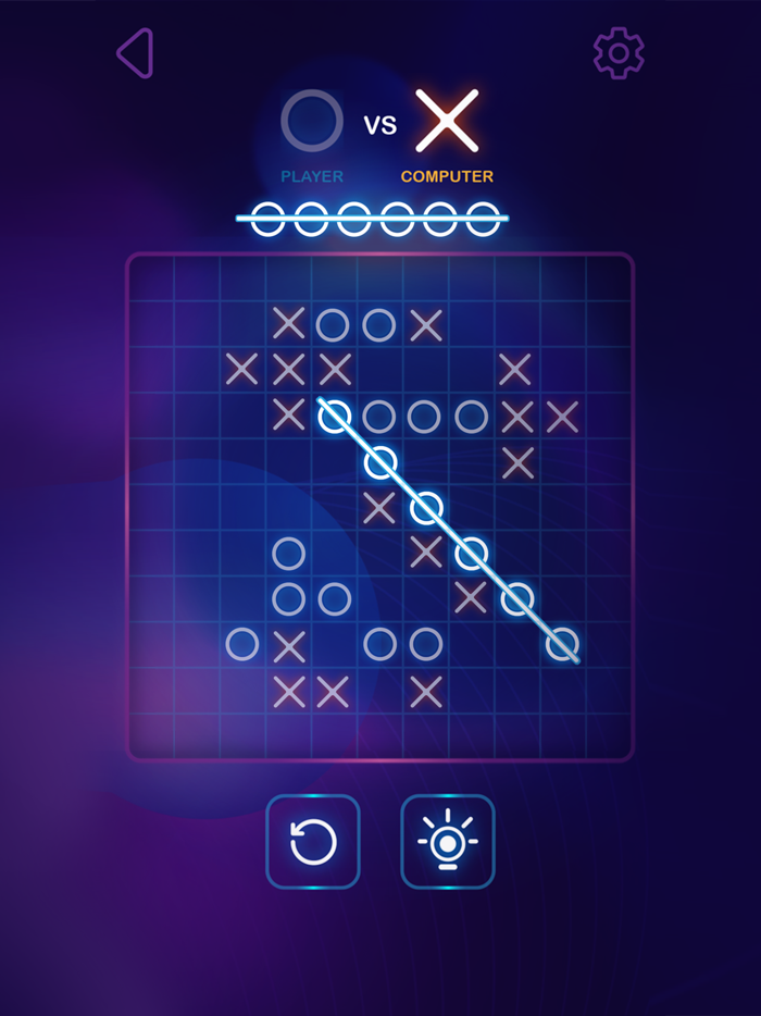 Tic Tac Toe Glow - XOXO