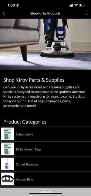 Kirby Vacuum Authorized Service and Supplies