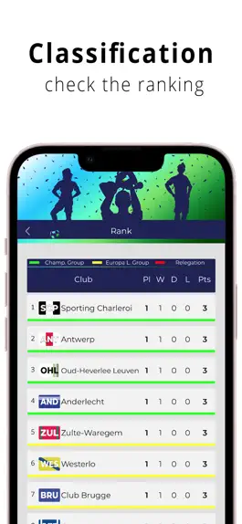 Game screenshot Info Belgium League apk