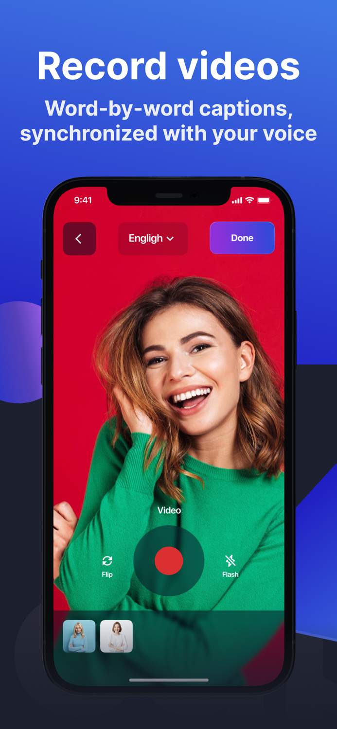 Threads. Subtitles for videos
