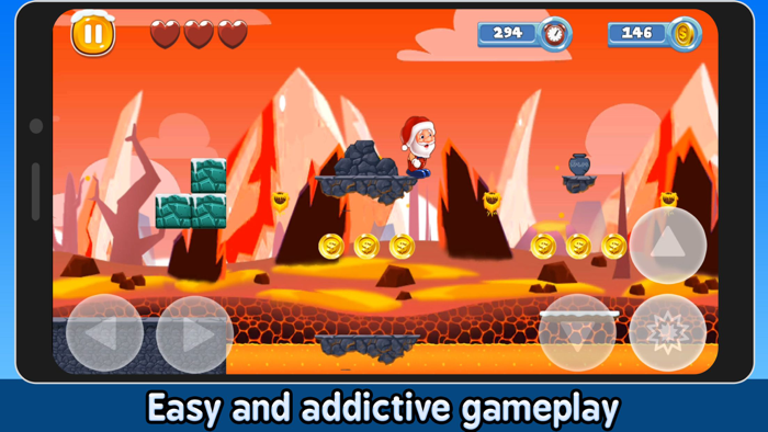 Super Santa RunandJump Christmas