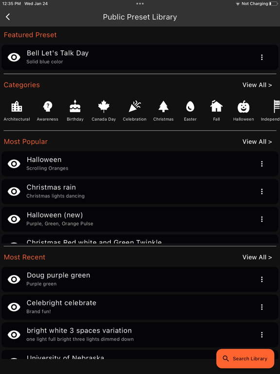 Celebright Cloud iPad screenshot 6 - Utilities app