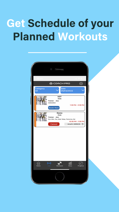 CoachPro Member Screenshot