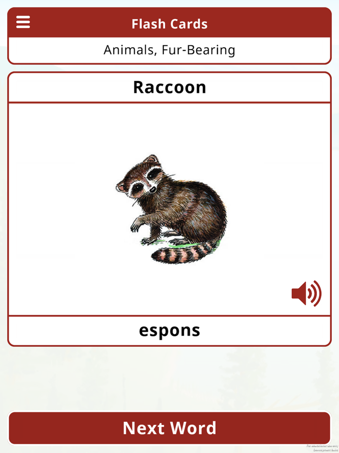 Kehkimin Vocab Builder