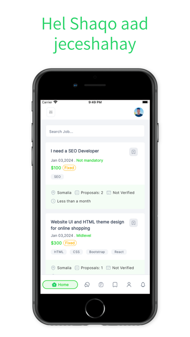Xuluul for Freelancers Screenshot