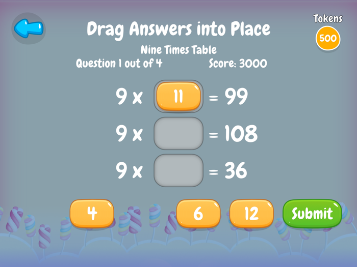 Learn then Play Times Tables