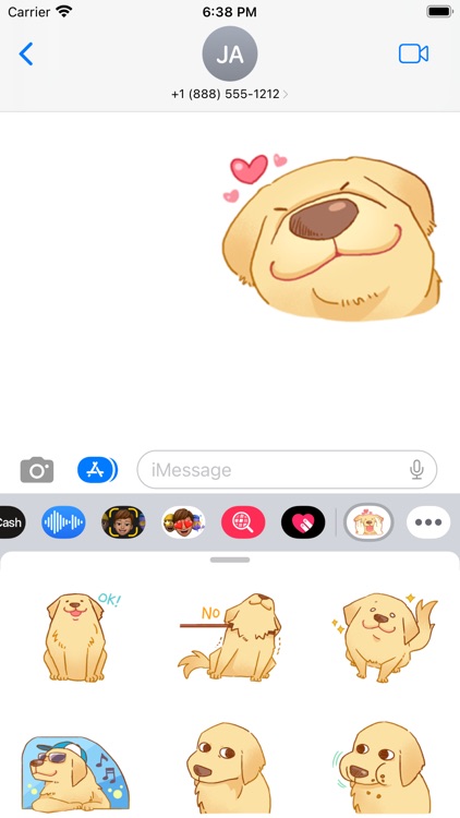 Lovely Dog Stickers- WASticker