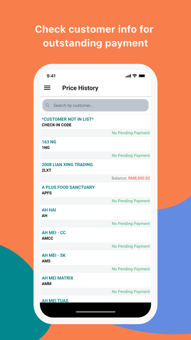Agmo Sales Screenshot
