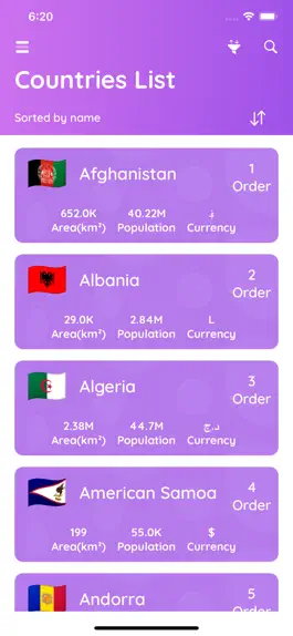 Game screenshot Country List Info mod apk