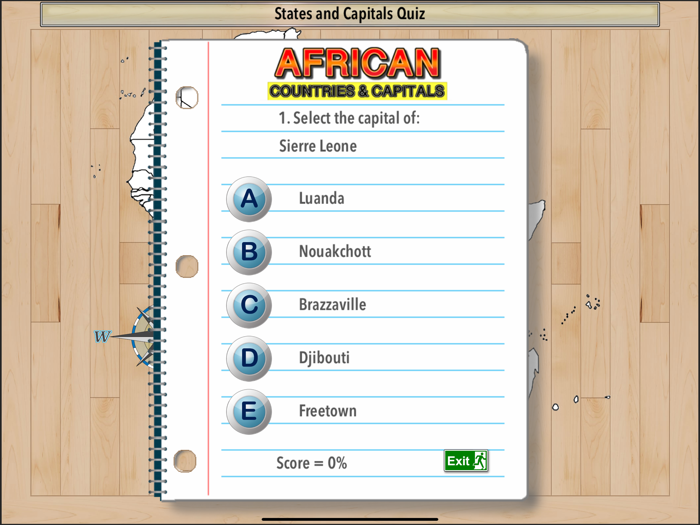 African Countries and Capitals