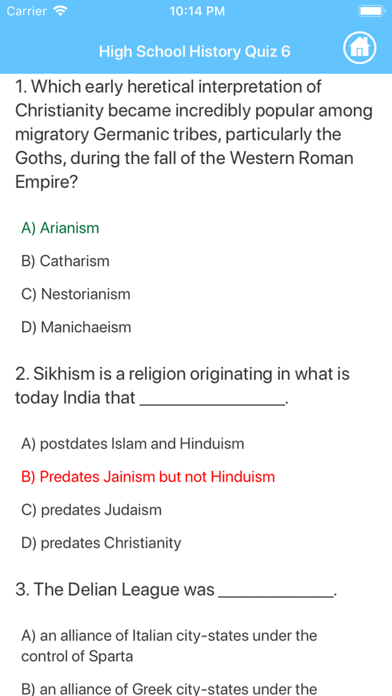 High School History Screenshot