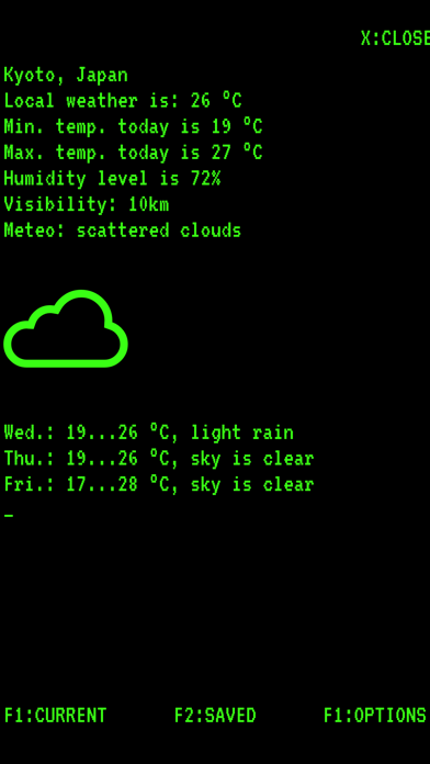 Weather OS Screenshot
