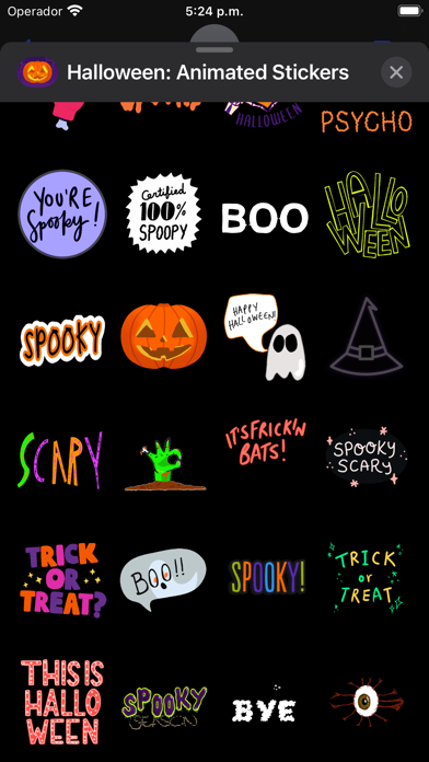 Halloween: Animated Stickers Screenshot