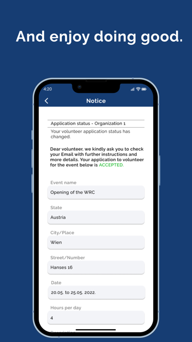 App screenshot