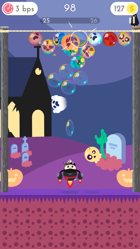 #6. Bubble Shooting Robots (iOS) Podle: Baviux Apps & Games SL.