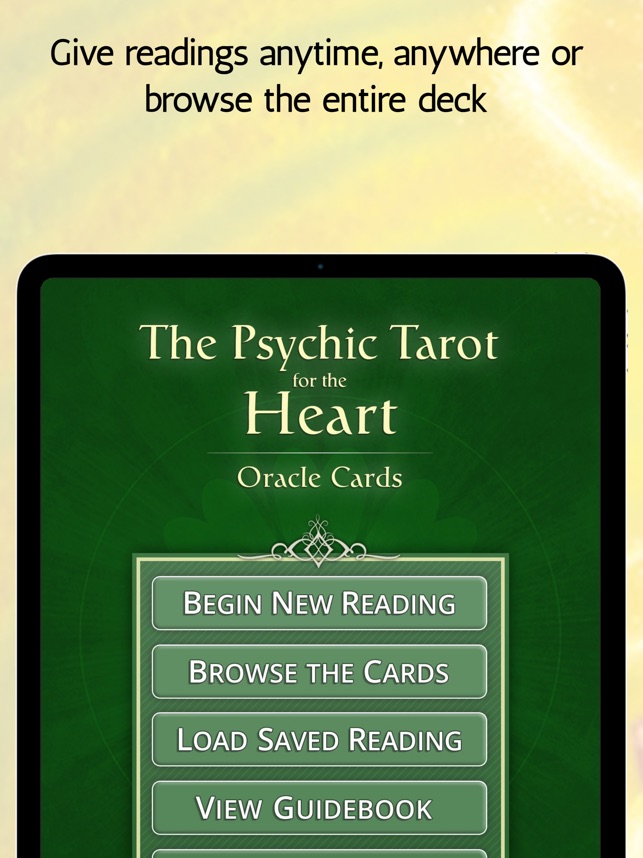 The Psychic Tarot for Heart on the App Store