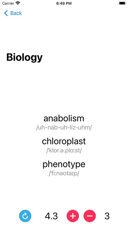 Scientific Word Generator screenshot-3