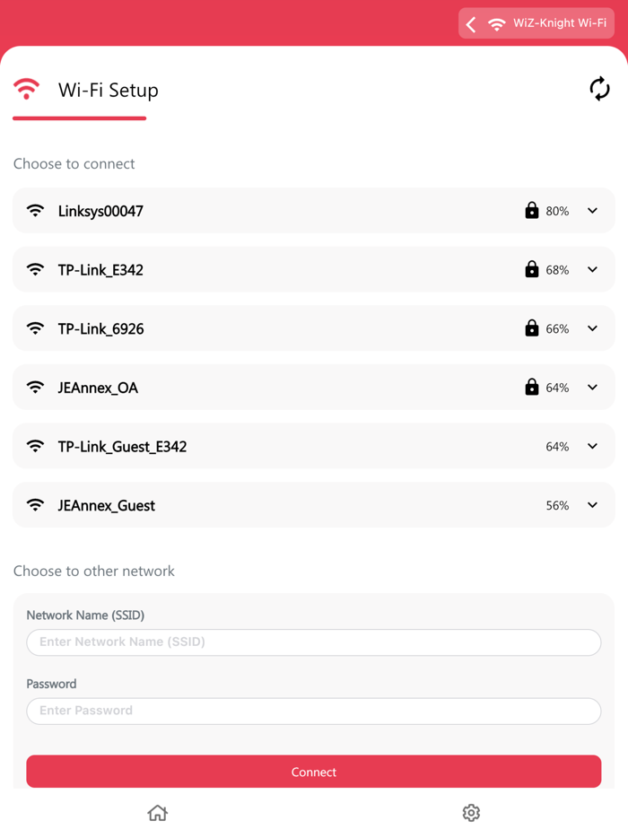 WiZ-Knight Wi-Fi Manager