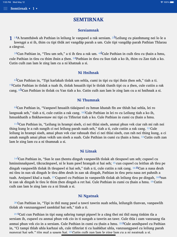 Screenshot #4 pour Chin Standard Bible