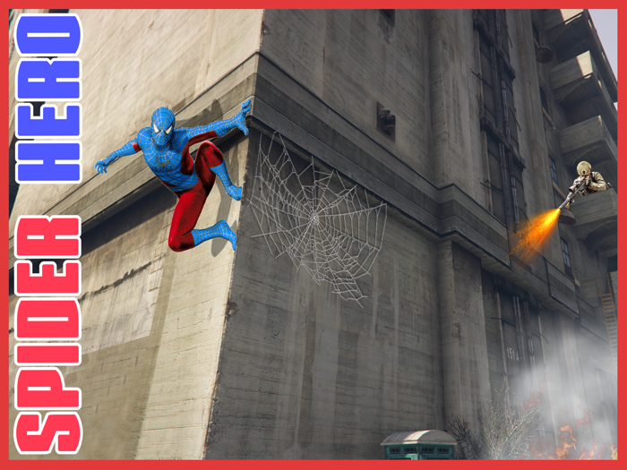 Spider Superhero Rope Man Game