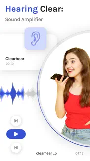 hearing clear- sound amplifier iphone screenshot 1