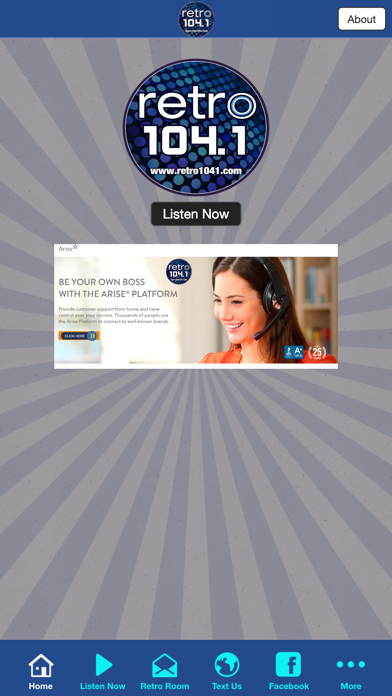 Screenshot #1 pour Retro 104.1