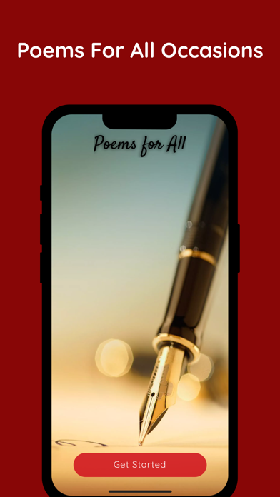 Poems for All Occasions Screenshot