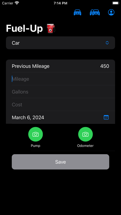 Screenshot 1 of Fuel Pup App
