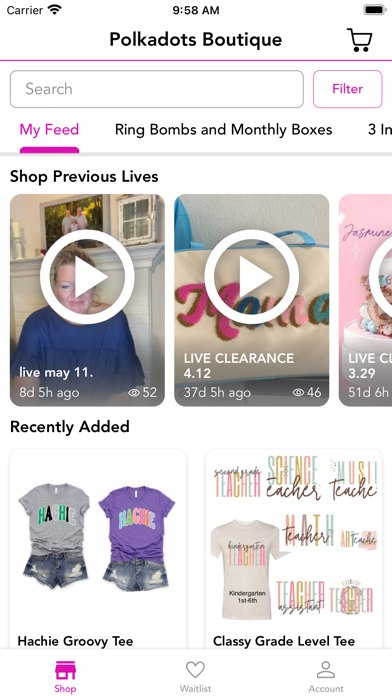 Polkadots Boutique Screenshot