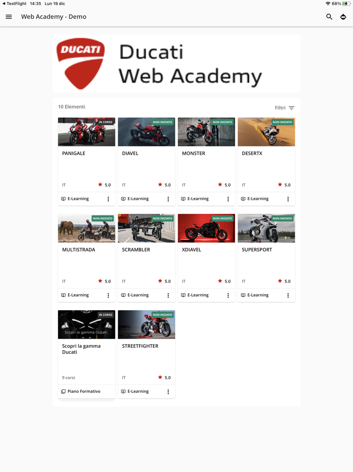 Ducati Web Academy