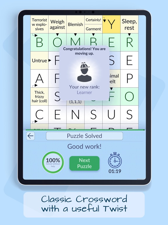 Screenshot #4 pour Crossword Plus: the Puzzle App