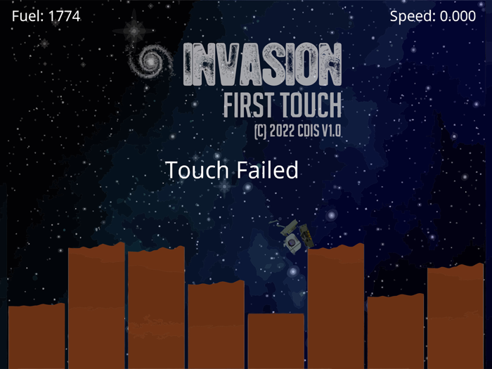 Invasion First Touch